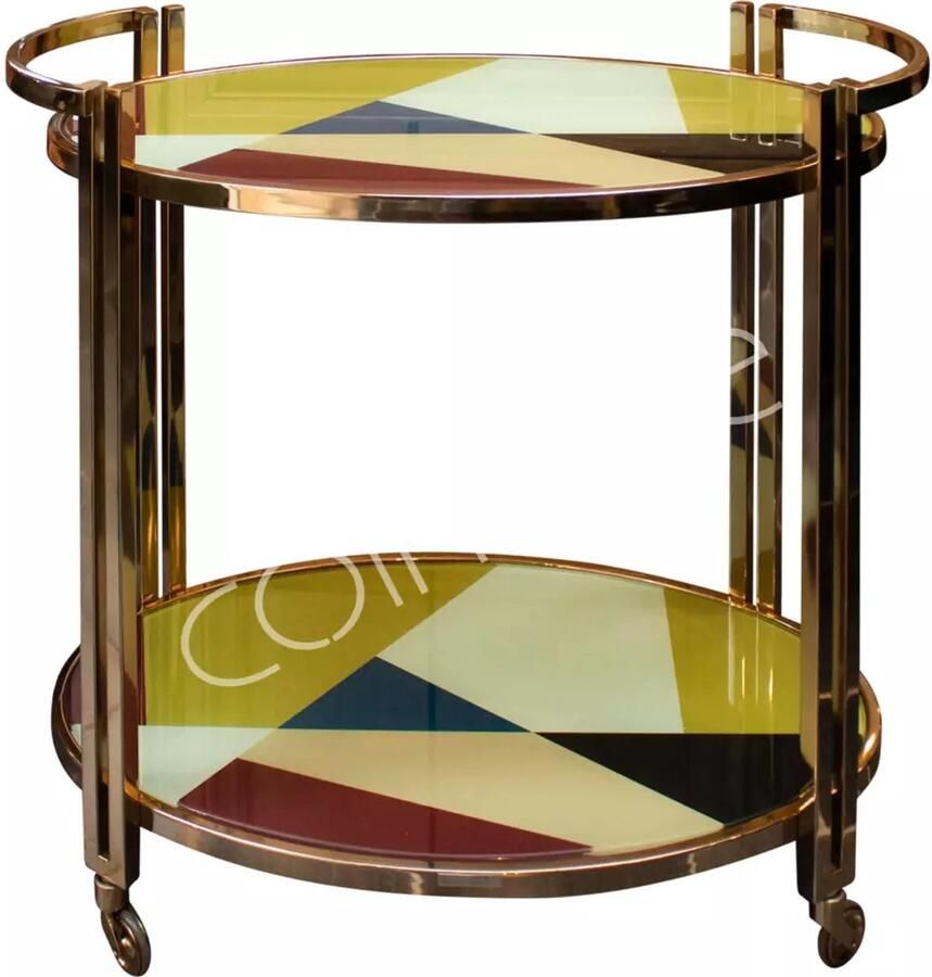 Colmore by Diga living in luxury bar tafel karretje gekleurd 86 x 45 x 85 cm