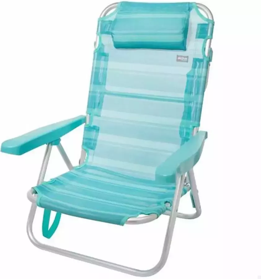 Colorbaby Folding Chair Color Baby Mediterran Turquoise Aluminium White - Foto 2