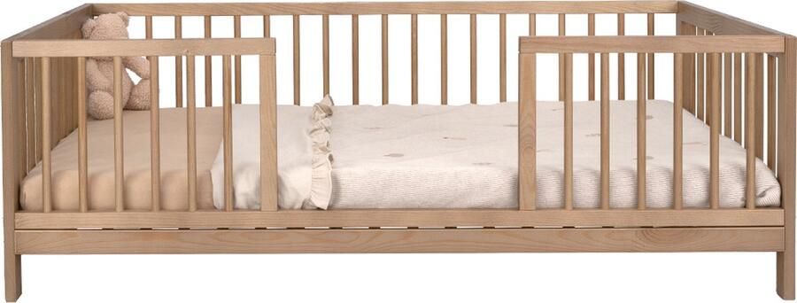 Colorfull Home Collection Colorfull Home Liam Peuterbed 70x140 Pure Walnut inclusief lattenboden