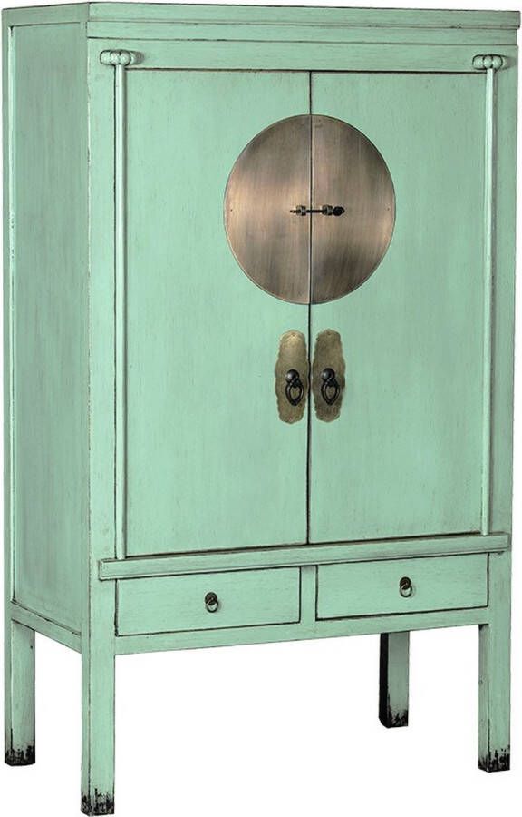 Colours of the Orient Chinese Bruidskast Mintgroen – Neo Mint – Oosterse Kast – Aziatische Kast
