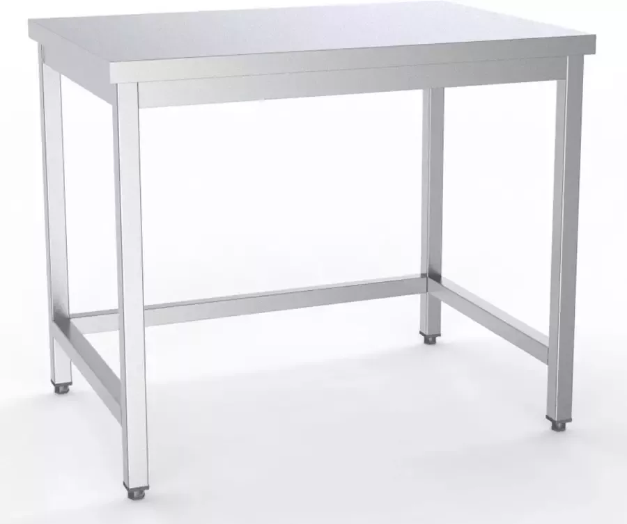 Combisteel 600 WERKTAFEL OPEN ONDERSTEL DEMONTABEL 1000 7333.0008