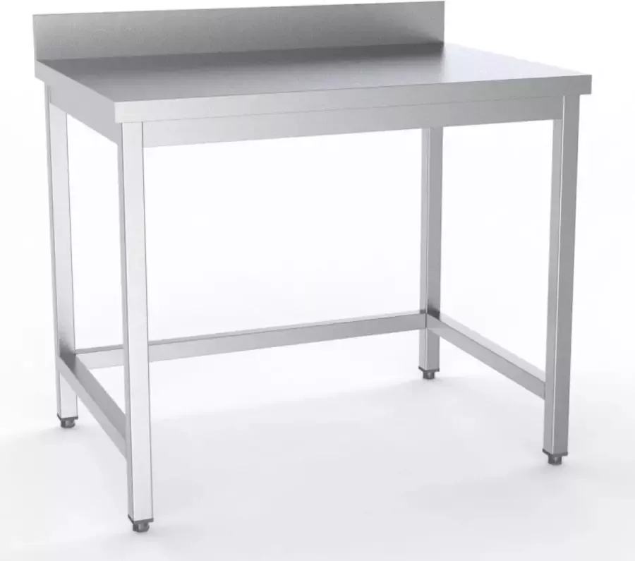 Combisteel 600 WERKTAFEL OPEN ONDERSTEL RAND DEMONTABEL 7333.0034