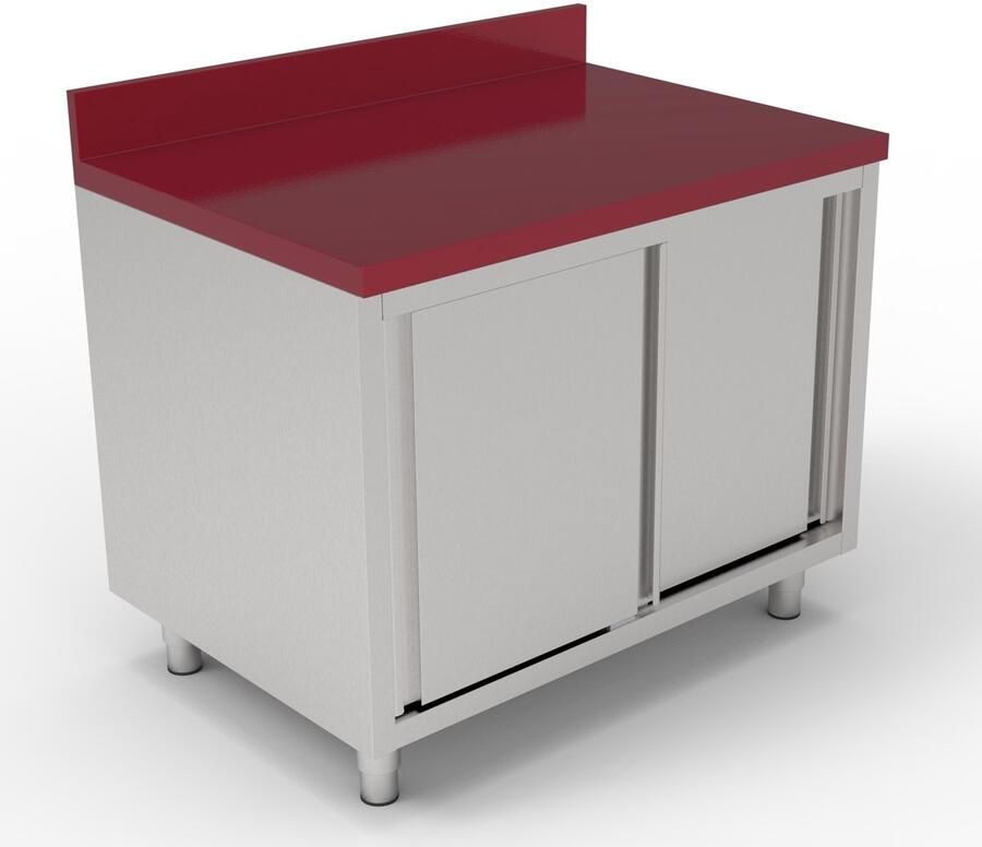 Combisteel 700 snij werktafel schuifdeuren 1600 7333.1625