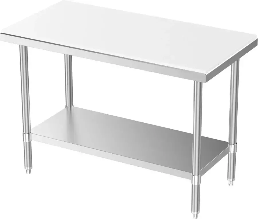 Combisteel Professionele 700 Snij Werktafel Bodemschap Demontabel 1000 7490.0290 Horeca