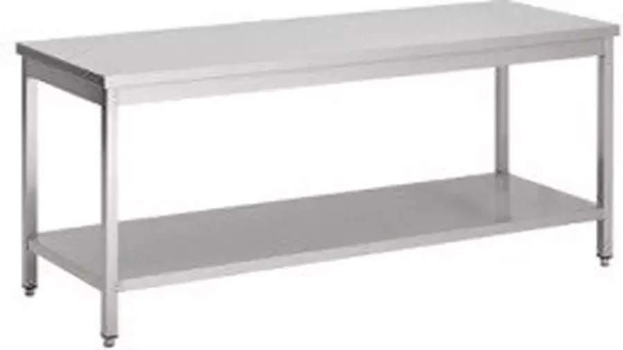 Combisteel Werktafel Bodemschap 270cm breed RVS 7812.0036