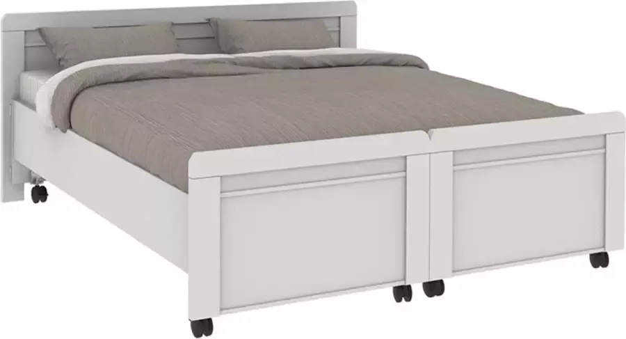 Comfort Collectie Bed Bienne Tradi uitrijdbaar 180 x 200 cm alpine wit