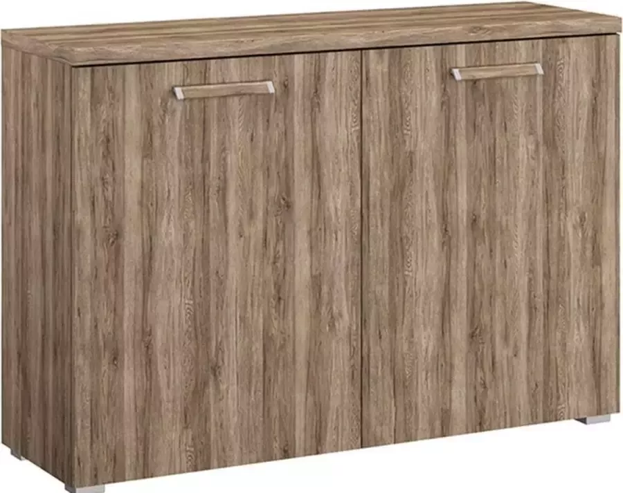 Comfort Collectie commode Elba 2 deuren 120 x 86 x 41 cm licht eiken