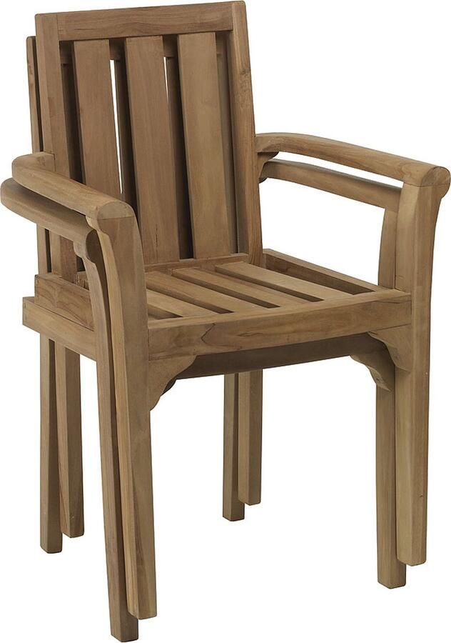 Compass Teak stapelstoel