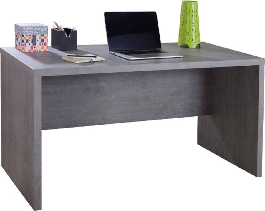 Composad Bureau 140 cm Betonlook - Foto 2