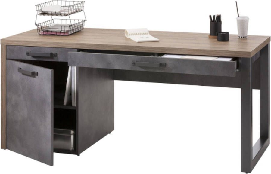 Composad Bureau 170 cm Bruin - Foto 2
