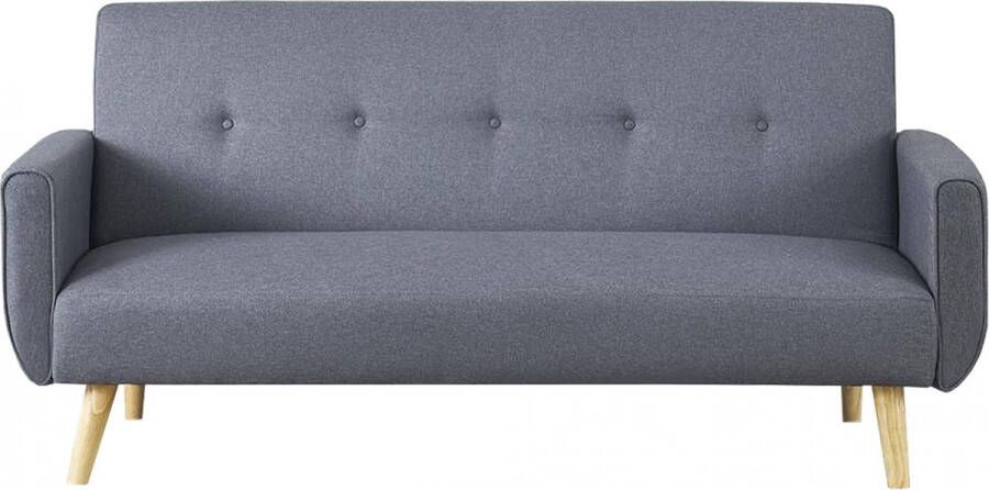Concept-U 3 -Seater Converteerbare bank in grijze stof BERLIN