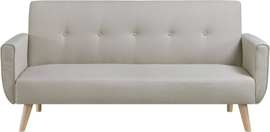 Concept-U 3 -Seater Convertible Scandinavische bank in beige stof BERLIN