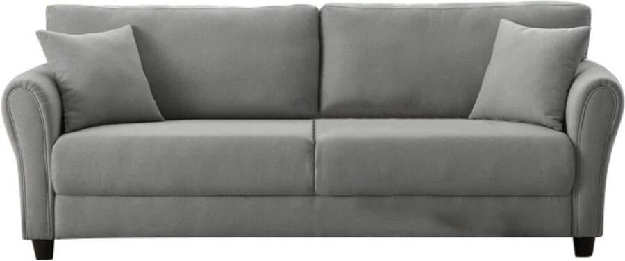 Concept-U Lichtgrijs 4 -senter stofbank LUCERNE