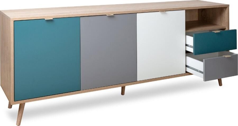Concept-U Tricolor Scandinavian Style Buffet 180 cm PERAST