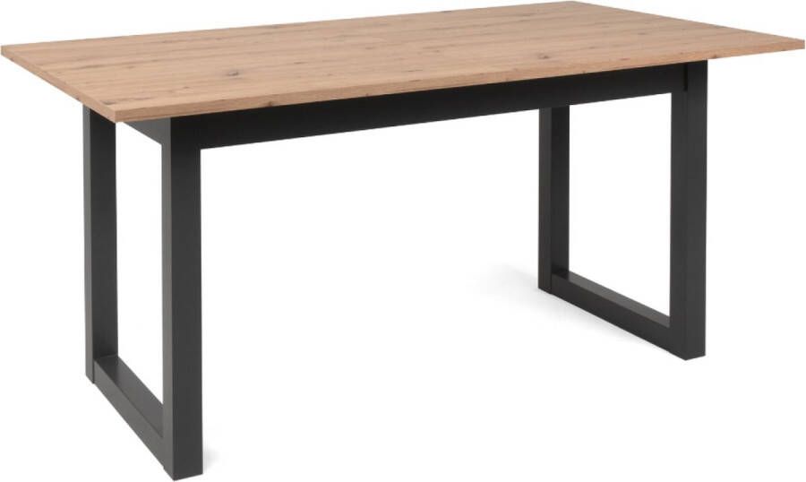 Concept-U Uitbreidbare houten industriële eettafel 10 mensen KOTOR