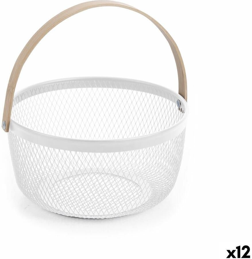 Confortime Mand Metaal Bamboe (12 Stuks)