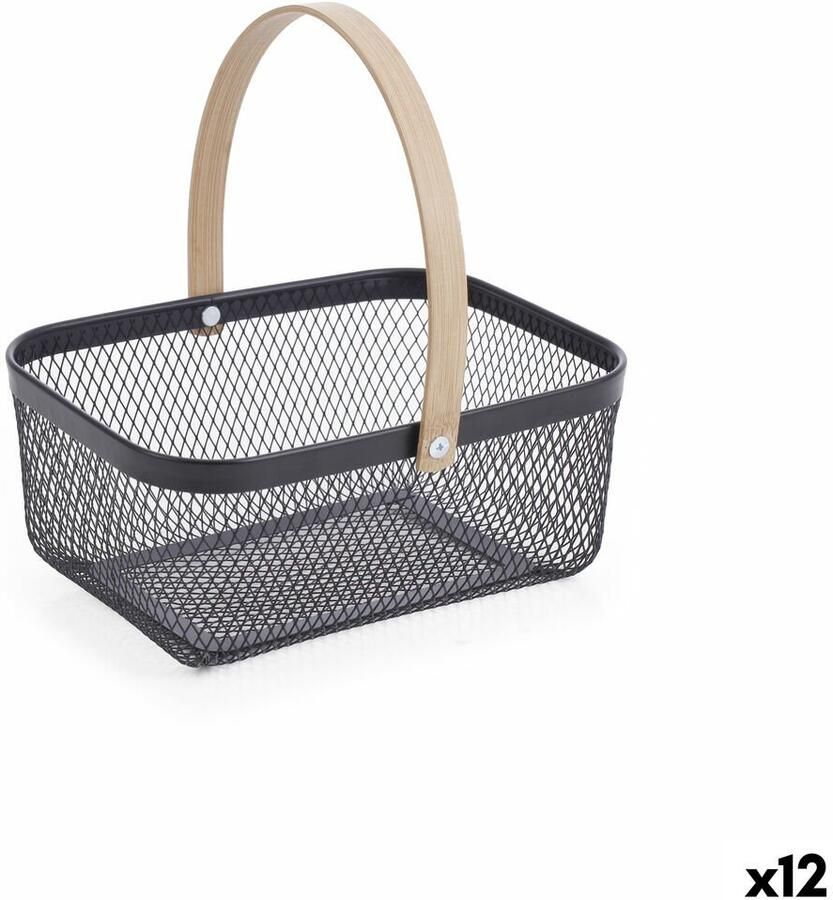Confortime Mand Metaal Bamboe (12 Stuks)