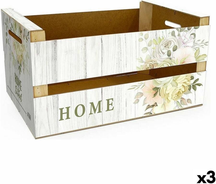 Confortime Opbergbak Home (3 Stuks) (44 x 24 5 x 23 cm)