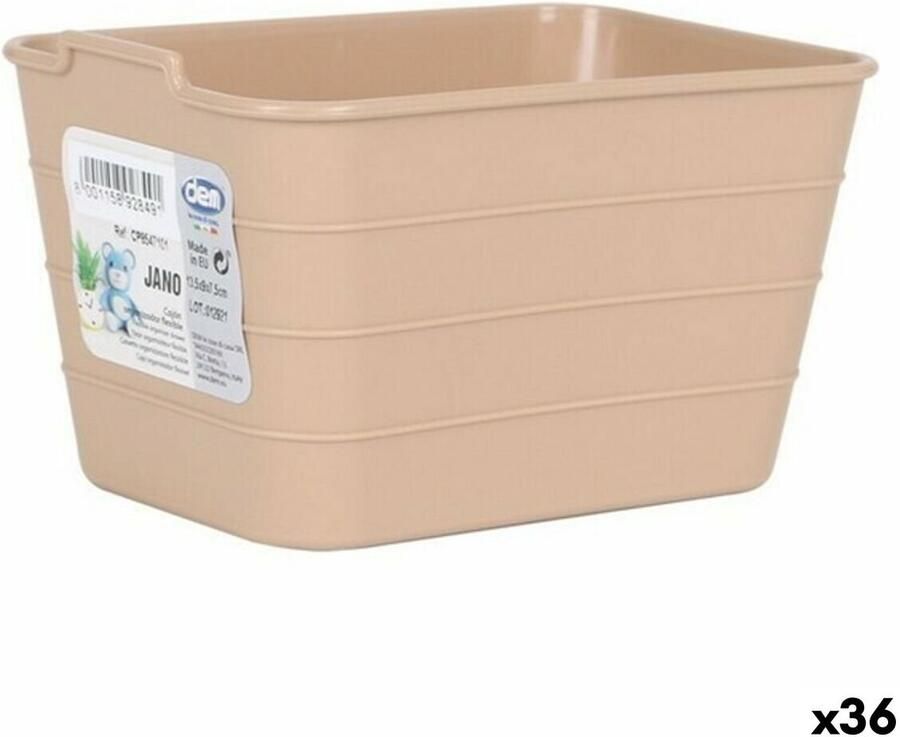 Confortime Opbergbak Jano 13 5 x 9 x 7 5 cm Flexibel (36 Stuks)