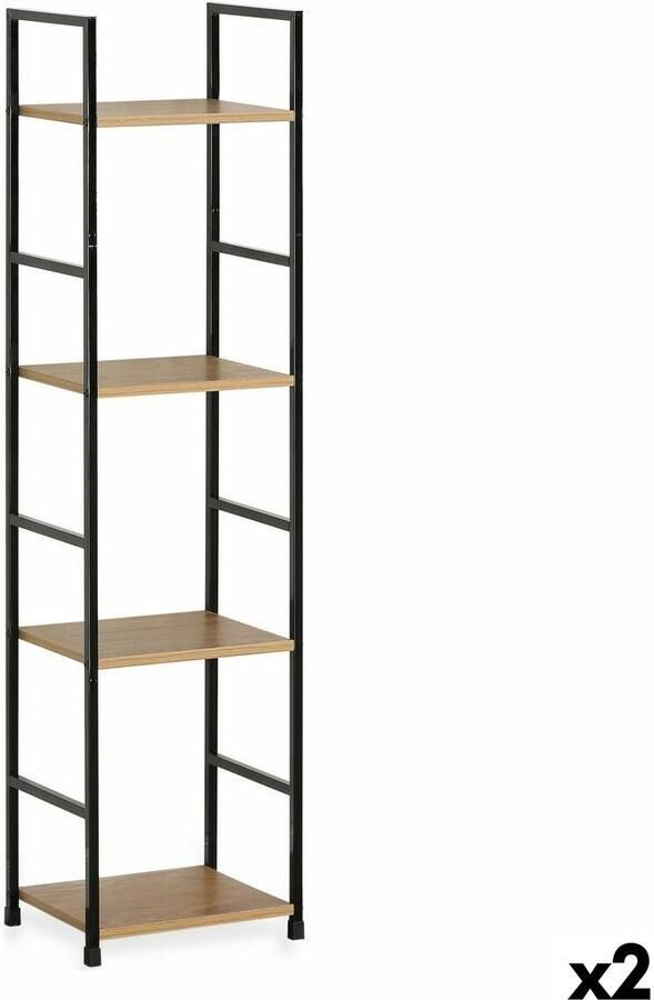 Confortime Planken 4 Planken Metaal 29 1 x 23 5 x 112 cm (2 Stuks)