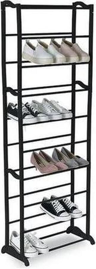 Confortime Schoenenrek Zwart 72 x 25 x 140 cm 40 paar