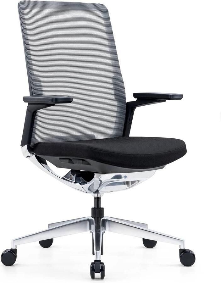 Conturio Silver bureaustoel 4D armleggers
