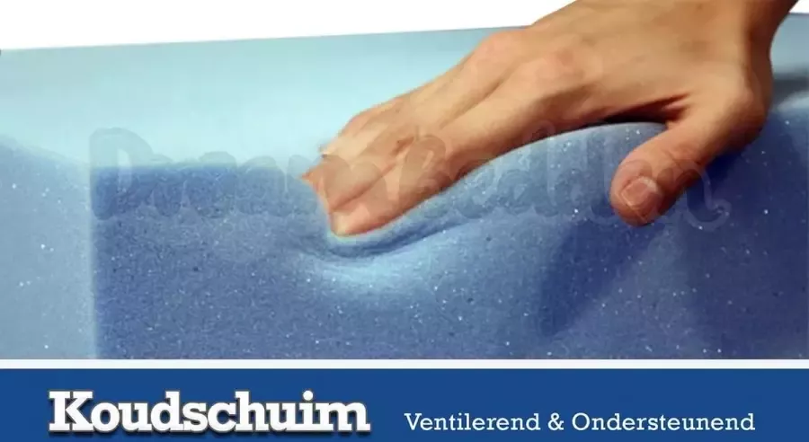 Cool & Fresh Topper Koudschuim 130x220 HR45 6 cm Dik met hoes