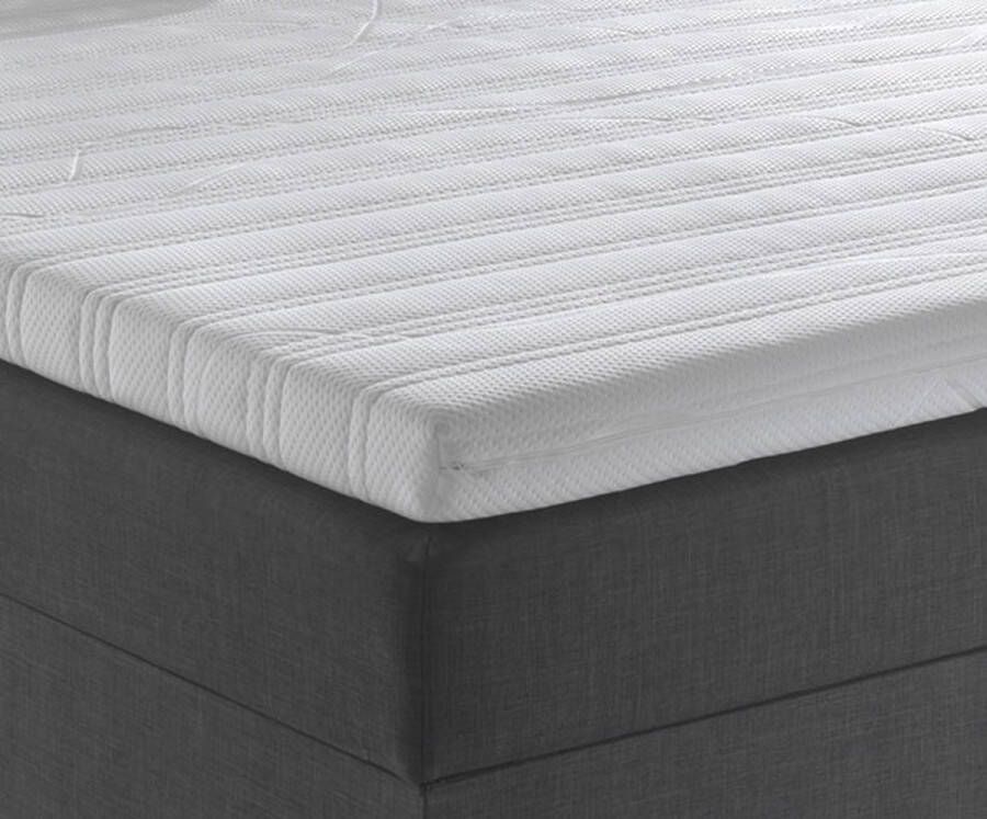 Cool & Fresh Topdekmatras Topper Hotel XL Koudschuim HR45 10cm dik cool en fresh Tijk STEVIG 200x200 - Foto 1