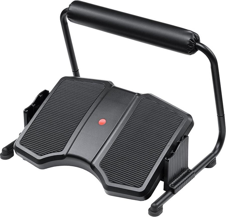 Coolgods Ergonomique Voetsteun Voetensteun Bureau Voetenbankje ErgoStretch Zwart Grijs