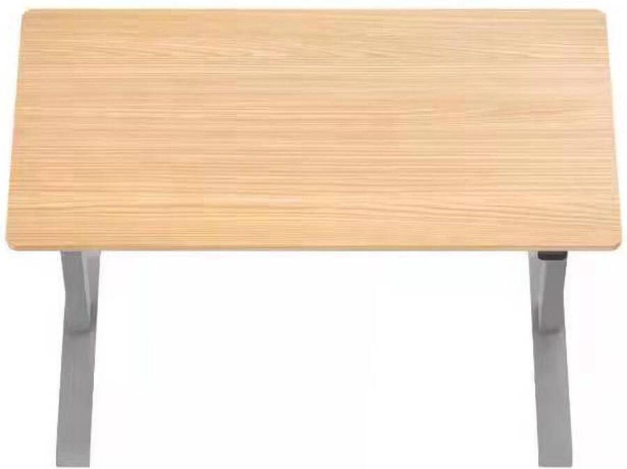 Coolgods Zit-sta bureau elektrisch verstelbaar Ergonomische werkplek In hoogte verstelbaar Bureaublad 131*60*2.5cm Maximale hoogte 123 cm Minimale hoogte 73cm