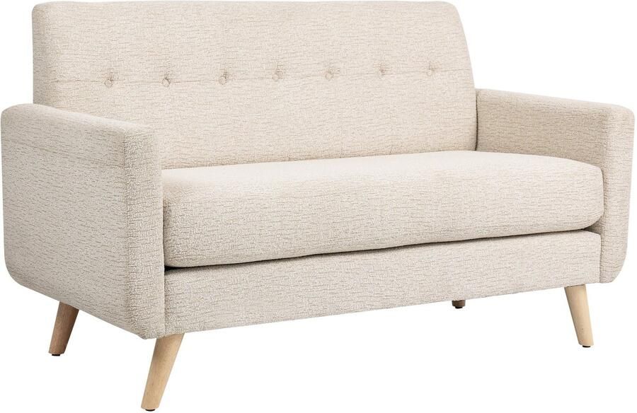 Corenia Bankstel 2-Zitsbank – Loveseat – Zitbank – Sofa – Tweezits – Fluweelzachte Polyester Bekleding – Stevig Houten Frame