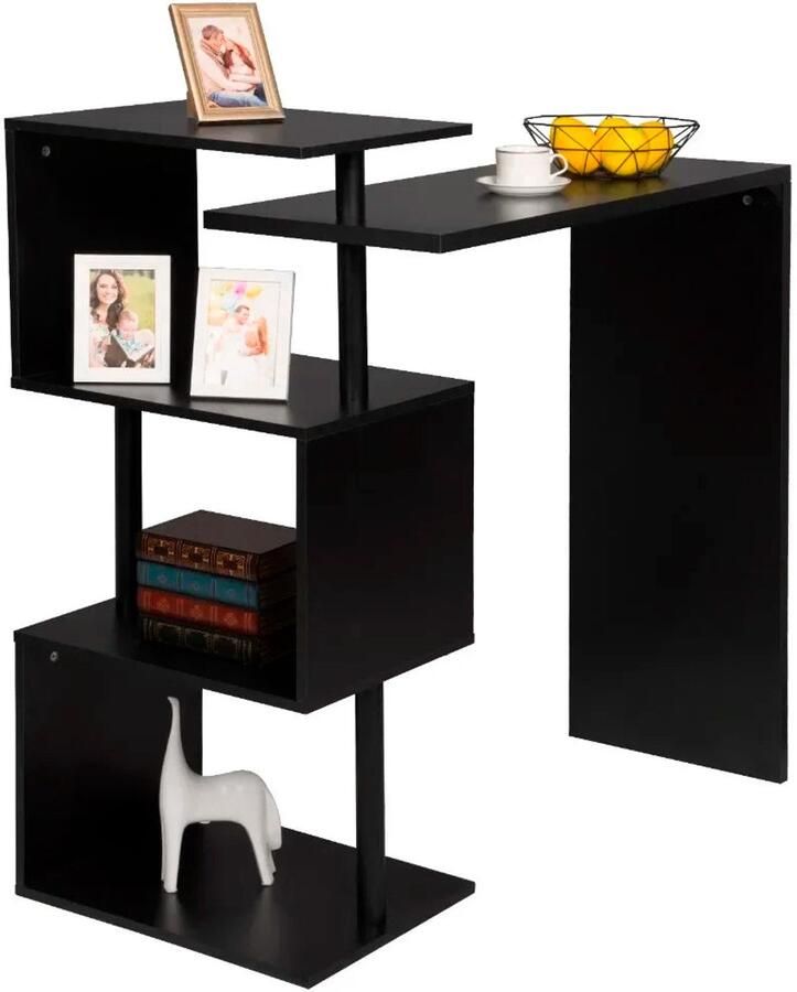 Corenia Bartafel Tafels Bartafels Voor Keuken & Bar Hoge Tafel Zwart