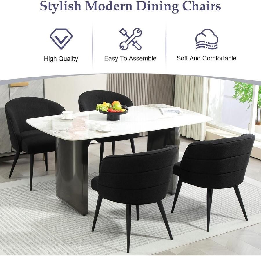 Corenia Bezoekersstoel – Vergaderstoel – Wachtkamerstoel – Eetkamerstoel – Accentstoel – Gestoffeerd Zitting – Stabiel Metalen Frame – Set Van 2 – Grijs