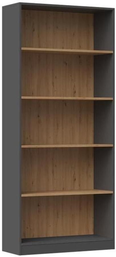 Corenia Boekenkast – Boekenrek – Vakkenkast – Opbergkast – Stellingkast – 80 cm Breed – Hoogwaardig Gelamineerd Multiplex