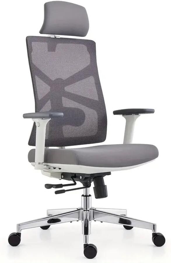 Corenia Bureaustoel – Bureaufauteuil – Office Chair – Draaistoel – Ergonomische Stoel – Verstelbare 4D Armleuningen – Ademend Mesh Rugleuning