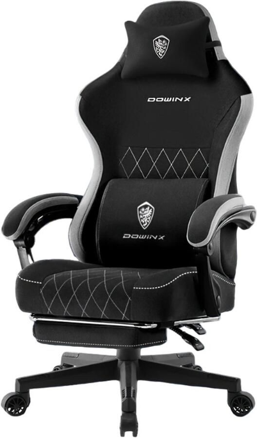 Corenia Bureaustoel – Bureaustoel Ergonomisch – Bureaustoel Gaming – Bureaustoel Draaibaar – Bureaustoel Hoog Rugleuning – Verstelbare Hoogte – Ergonomische Lendensteun – Zwart