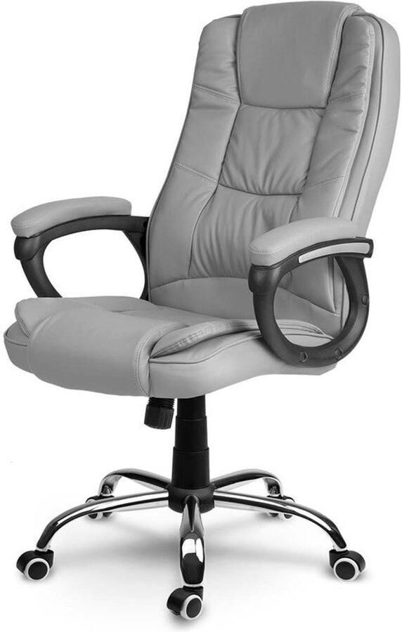 Corenia Bureaustoel – Bureaustoel Ergonomisch – Werkstoel – Computerstoel – Bureaustoel Verstelbaar – Extra Zachte Dubbele Vulling – Hoog Hoofdsteun