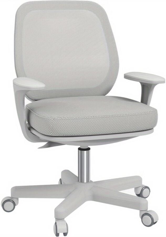 Corenia Bureaustoel – Ergonomische Stoel – Office Chair – Kantoorstoel – Verstelbare Bureaustoel – Draaibaar – Ademend Mesh – Max. 120 kg – Grijs