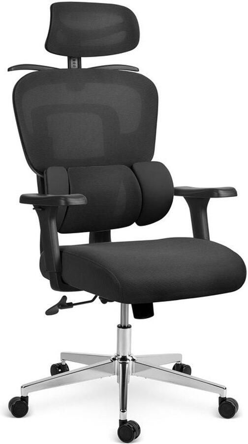 Corenia Bureaustoel – Office Chair – Gamestoel – Draaistoel – Kantoorstoel – Ergonomische Lendensteun – Verstelbare Hoogte Mesh Zitting