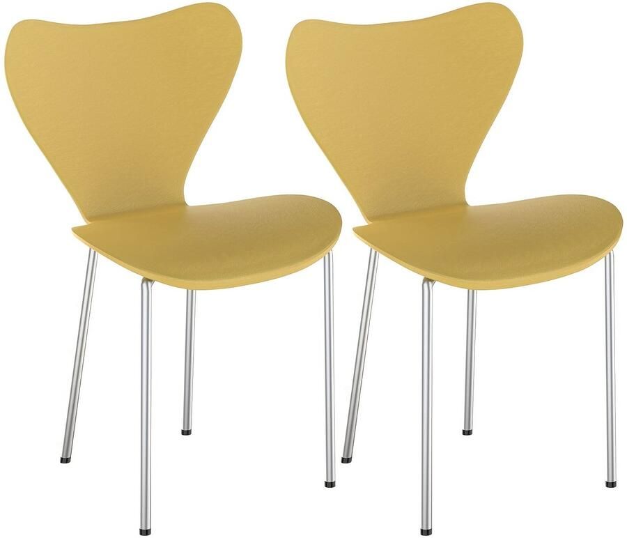 Corenia Bureaustoel – Stoel – Kantoorstoel – Vergaderstoel – Eetkamerstoel – Stapelbaar – Ergonomisch – Duurzaam kunststof en metalen frame – Gemakkelijk schoon te maken