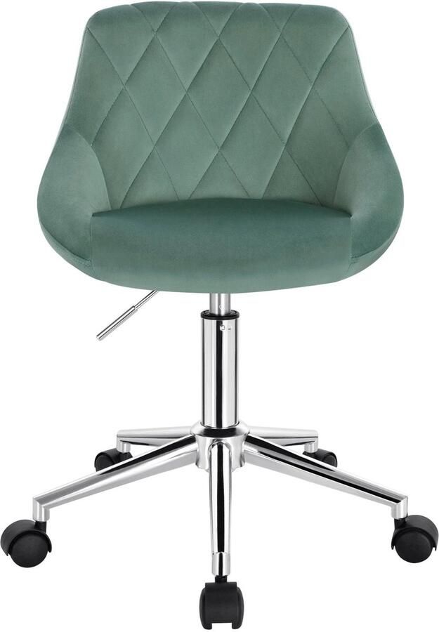 Corenia Bureaustoel Zadelkruk Ergonomische Bureaustoel Zadelkruk op Wielen Bureau Stoel In Hoogte Verstelbare Bureaustoel met Wielen voor Thuiskantoor Turquoise