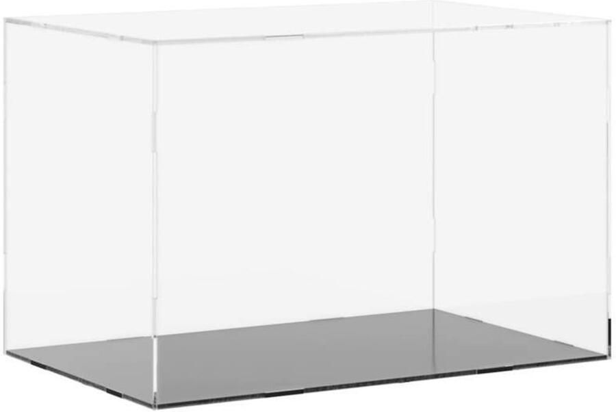 Corenia Displaybox – Transparante Kast – Vitrine – Showcases – Acrylbox – Hoogwaardig Acryl – Ruime Afmetingen 56x36x37 cm