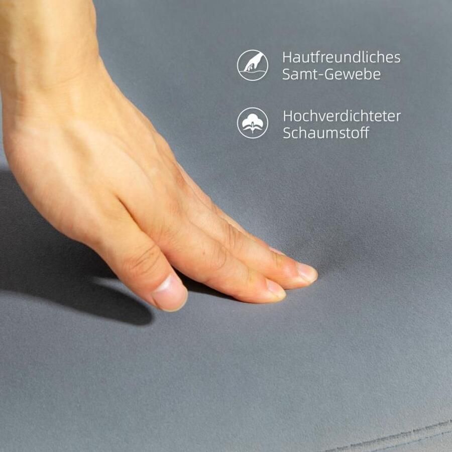 Corenia Draaifauteuil – Fauteuil – Loungestoel – Relaxstoel – Zithoekstoel – Grijze Velvet Bekleding – 360 Graden Draaibaar – Metalen Pootjes