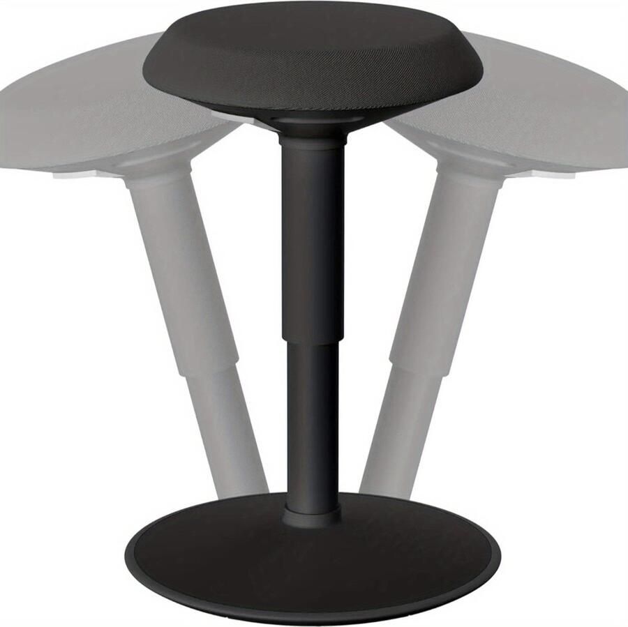 Corenia Draaistoel – Bureaustoel – Kappersstoel – Werkstoel – Salonstoel – Verstelbaar 43-61 cm – Schuimkussen Comfort – Anti-Slip TPE Onderstel