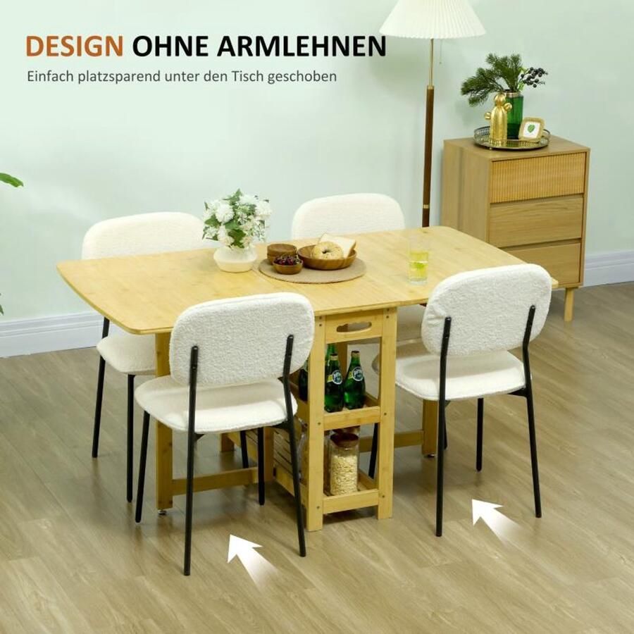 Corenia Eetkamerstoelen – Stoelen – Kuipstoelen – Keukenstoelen – Woonkamerstoelen – Fluwelen Bekleding – Stevig Stalen Frame – Set van 4