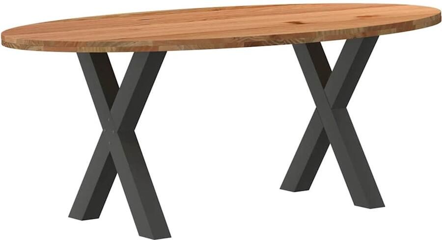 Corenia Eettafel – Tafel – Eetkamertafel – Keukentafel – Houten Tafel – Massief Eikenhout – 200x100x74 cm – Robuust En Duurzaam