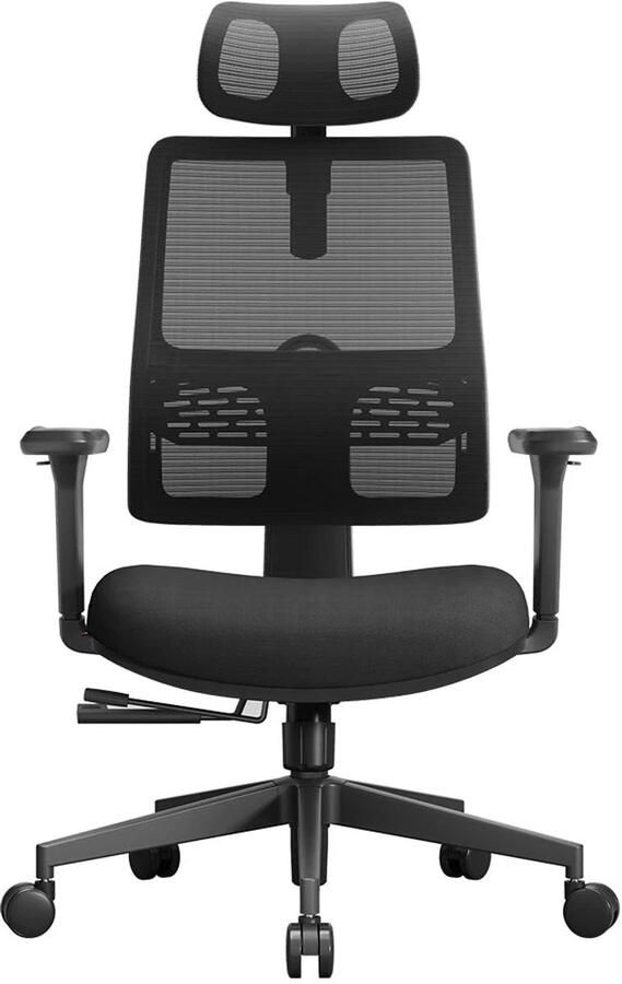 Corenia Ergonomische Bureaustoel – Comfortabele Bureaustoel – Verstelbare Stoel – Mesh Bureaustoel – Automatisch Lendesteun-Systeem – 3D Verstelbare Armleuningen Zwart