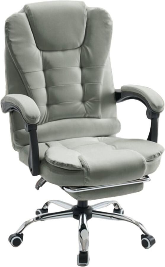 Corenia Ergonomische Bureaustoel – Gaming Stoel – Kantoorstoel – Bureau Stoel – Computerstoel – Pocketvering Rugondersteuning – Aluminium Frame – Grijs