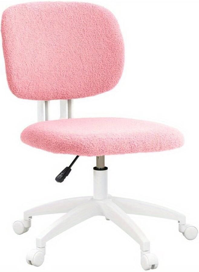 Corenia Ergonomische Bureaustoel – Kantoorstoel – Desk Chair – Werkstoel – Thuiswerkstoel – Verstelbaar Comfort – Fluwelen Bekleding Roze