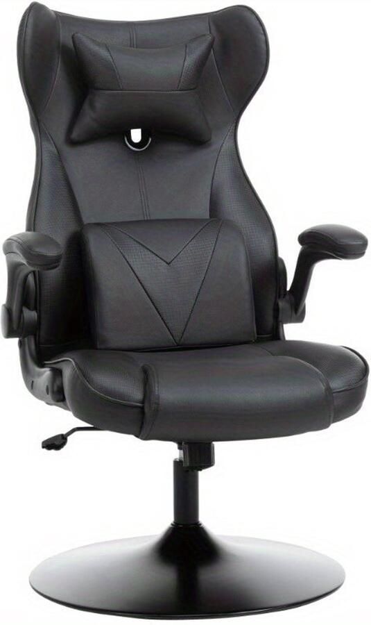 Corenia Ergonomische Gaming Bureaustoel – Gamingstoel – Bureaustoel – Werkstoel – Kantoorstoel – Zwart – Verstelbare Zithoogte – 360° Draaibaar Met Metalen Frame